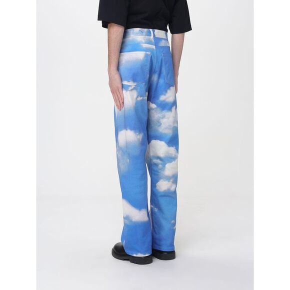 Moschino Couture Jeans Men Gnawed Blue - Picture 3 of 4